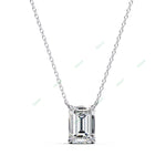 Load image into Gallery viewer, Emerald Solitaire Pendant PE1597