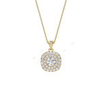 Load image into Gallery viewer, Double Halo Pendant PEDO007