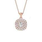 Load image into Gallery viewer, Double Halo Pendant PEDO007