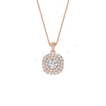 Load image into Gallery viewer, Double Halo Pendant PEDO007