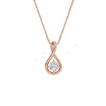 Load image into Gallery viewer, Twisted Drop Pendant PEDR005