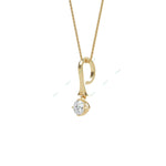 Load image into Gallery viewer, Bezel Solitaire Pendant PESO019