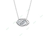 Load image into Gallery viewer, Bezel, East West Solitaire Pendant PESO025