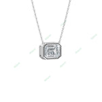 Load image into Gallery viewer, Bezel Solitaire Pendant PESO026