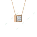 Load image into Gallery viewer, Bezel Solitaire Pendant PESO027