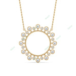 Load image into Gallery viewer, Bezel Starburst Pendant PEST033