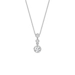 Load image into Gallery viewer, Bezel Three Stone Pendant PETH018