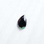 Load image into Gallery viewer, Pear black moissanite