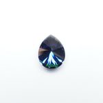 Load image into Gallery viewer, Pear blue moissanite