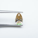Load image into Gallery viewer, Pear brown moissanite