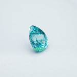 Load image into Gallery viewer, Pear lab grown Paraiba YAG ice crush