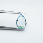 Load image into Gallery viewer, Pear lab grown aqua sapphire