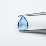 Load image into Gallery viewer, Pear lab grown aqua spinel