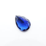 Load image into Gallery viewer, Pear lab grown blue sapphire