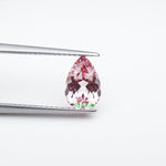 Load image into Gallery viewer, Pear lab grown champagne sapphire