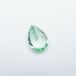 Load image into Gallery viewer, Pear lab grown green sapphire