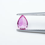 Load image into Gallery viewer, Pear lab grown hot pink sapphire
