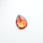 Load image into Gallery viewer, Pear lab grown orange sapphire