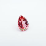 Load image into Gallery viewer, Pear lab grown sunset coral padparadscha sapphire