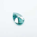 Load image into Gallery viewer, Pear teal moissanite