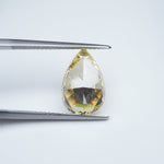 Load image into Gallery viewer, Pear lab grown yellow diamond