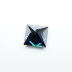 Load image into Gallery viewer, Square princess blue moissanite