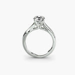 Load image into Gallery viewer, The Split Shank Pavé Solitaire