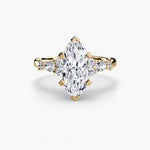 Load image into Gallery viewer, The Floral Accent Solitaire
