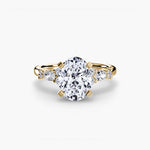 Load image into Gallery viewer, The Floral Accent Solitaire