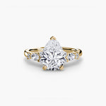 Load image into Gallery viewer, The Floral Accent Solitaire