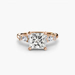 Load image into Gallery viewer, The Floral Accent Solitaire