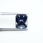 Load image into Gallery viewer, Radiant blue moissanite