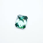 Load image into Gallery viewer, Radiant green moissanite