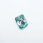 Load image into Gallery viewer, Radiant teal moissanite