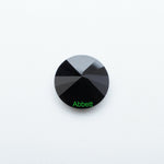 Load image into Gallery viewer, Round black moissanite