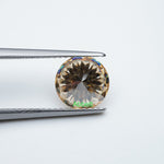 Load image into Gallery viewer, Round brown moissanite