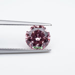 Load image into Gallery viewer, Round lab grown champagne sapphire