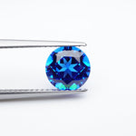 Load image into Gallery viewer, Round lab grown cobalt spinel