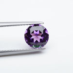 Load image into Gallery viewer, Round lab grown purple sapphire