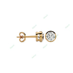 Load image into Gallery viewer, Bezel Stud Earring ST003