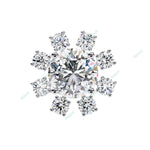 Load image into Gallery viewer, Round Cluster Studs Earring STCL1346