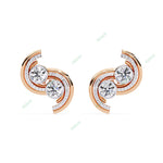 Load image into Gallery viewer, Round Designer Studs Earring STDE1387