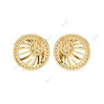 Load image into Gallery viewer, Round Designer Studs Earring STDE1389