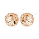 Load image into Gallery viewer, Round Designer Studs Earring STDE1389