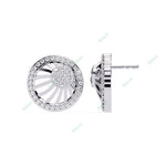 Load image into Gallery viewer, Round Designer Studs Earring STDE1389