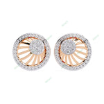 Load image into Gallery viewer, Round Designer Studs Earring STDE1389