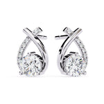 Load image into Gallery viewer, Round Designer Studs Earring STDE1394