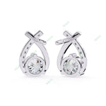 Load image into Gallery viewer, Round Designer Studs Earring STDE1394
