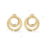 Load image into Gallery viewer, Round Designer Studs Earring STDE1398