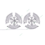 Load image into Gallery viewer, Round Designer Studs Earring STDE1403